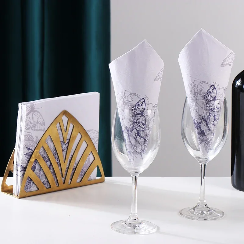 Butterfly Colorful Printed Paper Napkins Forest Wedding Party Decoration 20pcs/Pac