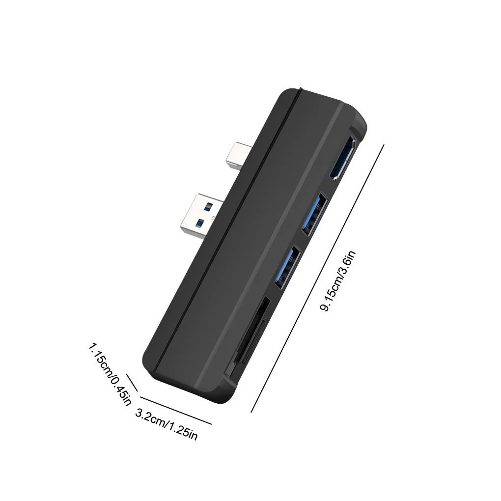노트북 노트북용 휴대용 분배기 컨버터, USB 허브 독, HDMI 호환 USB3 0 어댑터, 멀티 포트 도킹 스테이션