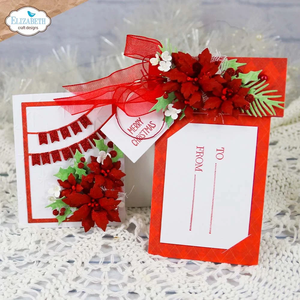 Festive Gingerbread & Snowy Blossom Crafting Kit - Stamps, Stencils, and Hot Foil for Holiday Scrapbooking & Card-Making