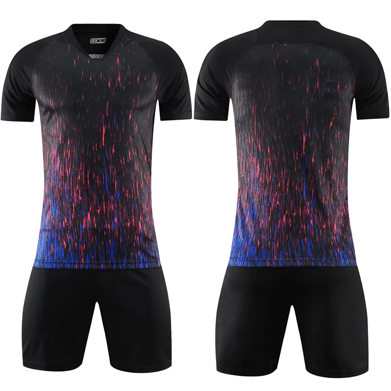 

custom men's football jerseys 3D printed Men Women Kids Soccer Sets Jersey Uniforms Sport Kit Survetement Futbol Training Suit