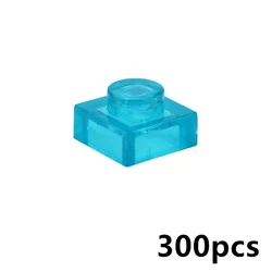 Creative Building Blocks DIY Set - Educational Construction Bricks (3024Transparent blue)