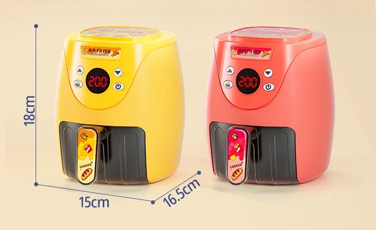 Kids Kitchen Air Fryer With Play Food Toddler Toys Cooking Kitchen Playset Girl Toys educational toys kitchen toys pretend kitchen toys pretend food toys