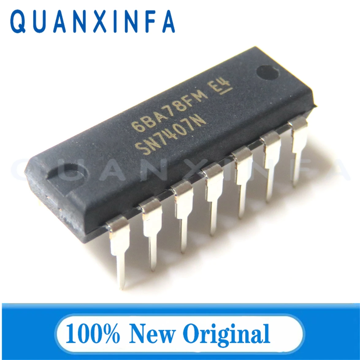 SN74LS07N Buffer Con Colector Abierto X6 Encapsulado DIP-14 HD74LS07P