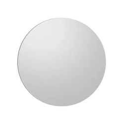 Slim Metal Plate for Magnetic Phone Holder - Universal Iron Sticker Disk (Round Silver 1PCS)