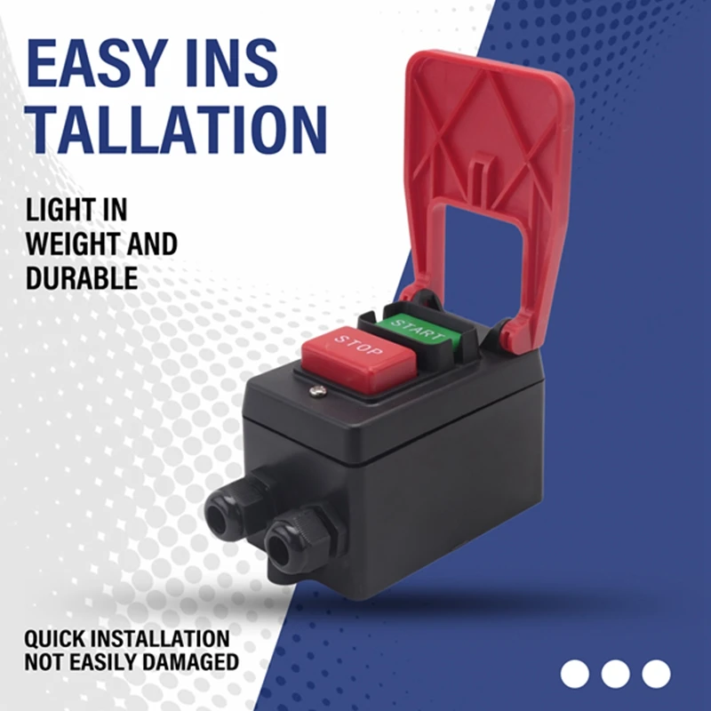 110/220V Single Phase On/Off Switch With Stop Paddle For Enhanced Safety For Table Saw