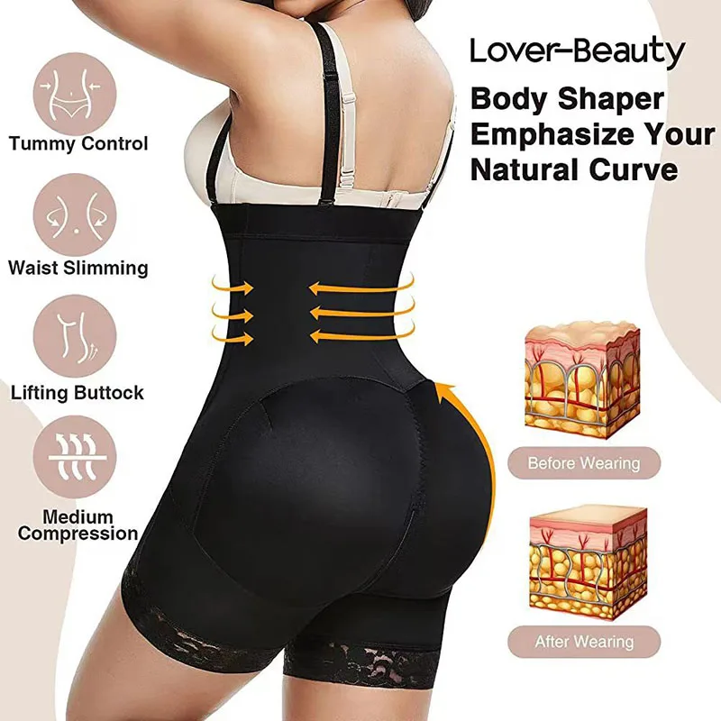 Women Fajas Colombianas Post Surgery Shapewear Waist Trainer Tummy Control Body Shaper Butt Lifter Flat Belly Sheathing Panties