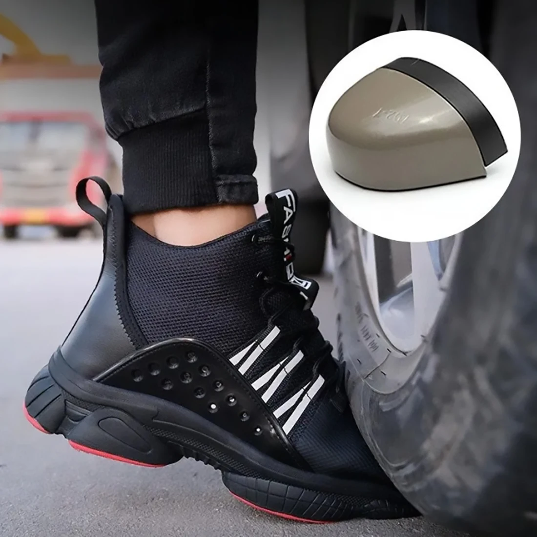 Men Work Safety Shoes Anti-puncture Working Sneakers Male Indestructible Work Shoes Men shoes Lightweight Safety Boots