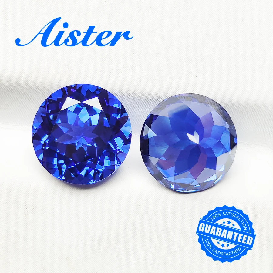 

NEW Round Shape Lab Grown Sapphire Loose Gemstone Diamond With AGL Certificate for Jewelry Making