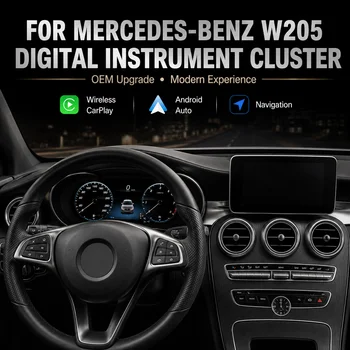 Panel de Instrumentos Digital para Automóvil, Pantalla LCD para el Tablero de Mandos, Mercedes W205, Actualización del Panel Digital, Panel Digital de Repuesto 1
