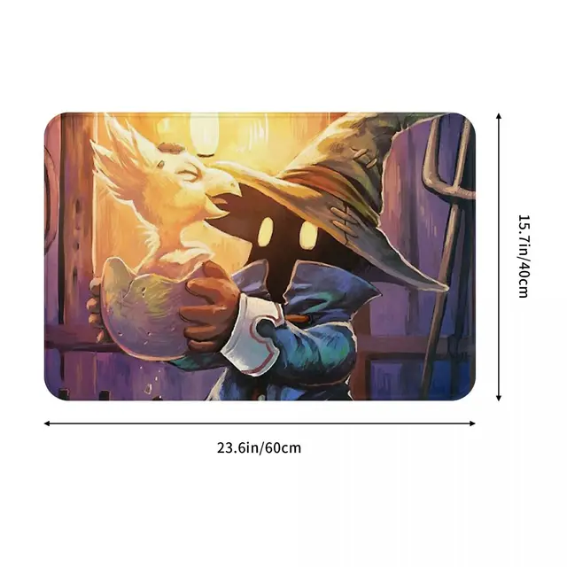 Final Fantasy Ff Szerepjáték Játék Konyha Nem Csúszás Szőnyeg Vivi Mam Nappali Szőnyegbejárat Ajtó Ajtajak Otthoni Dekoráció - Image 3