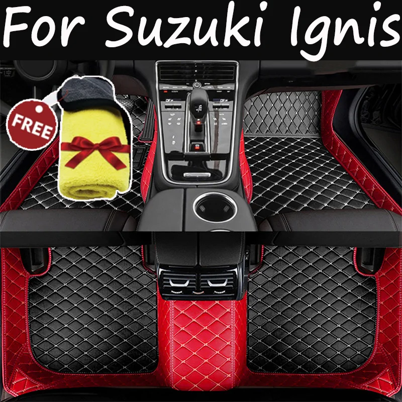 

Автомобильные коврики для Suzuki Ignis MF 2016 2017 2018 2019, кожаный напольный коврик, прочные коврики, коврик, набор автомобильных аксессуаров, детали интерьера