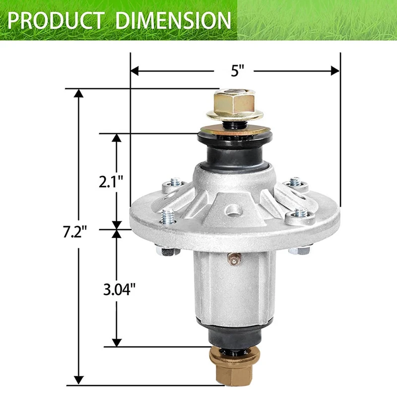 1 Piece Replaces 285-851 Spindle Assembly Metal Lawn Mower Accessories For John Deere D100-D160,LA100-LA165,X110,X120