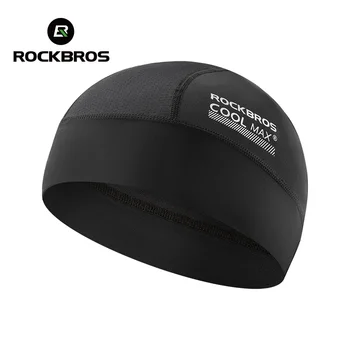 ROCKBROS Cycling Cap Breathable Quick-drying Helmet Hat Inner Cap UPF50 Sun Protection Sports Running Cap Summer Motorcycle Hats 1