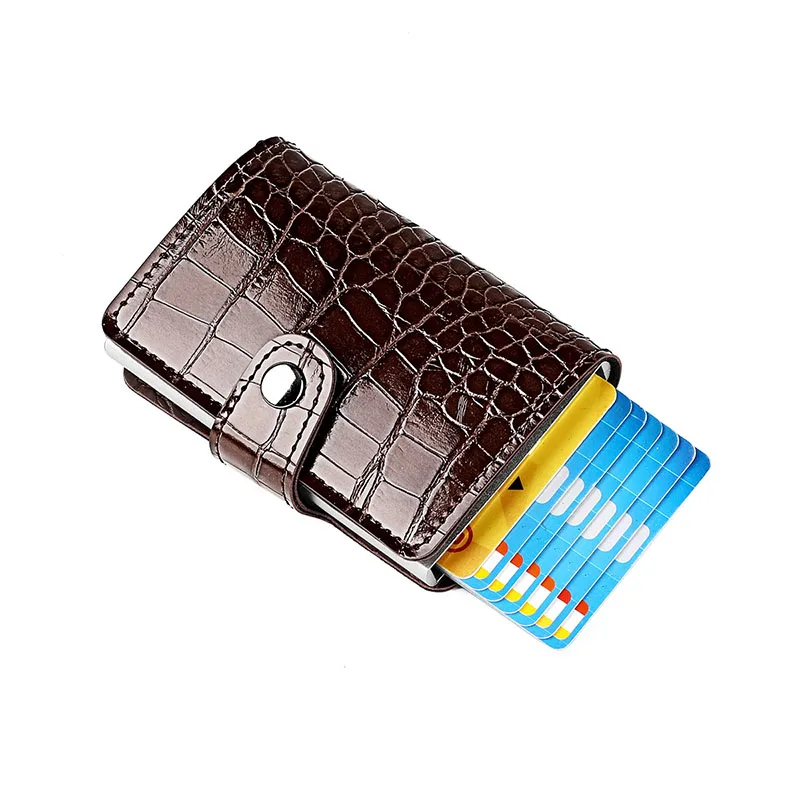 Porte-cartes zippé Fleming en cuir souple: Femme Portefeuilles & Portes