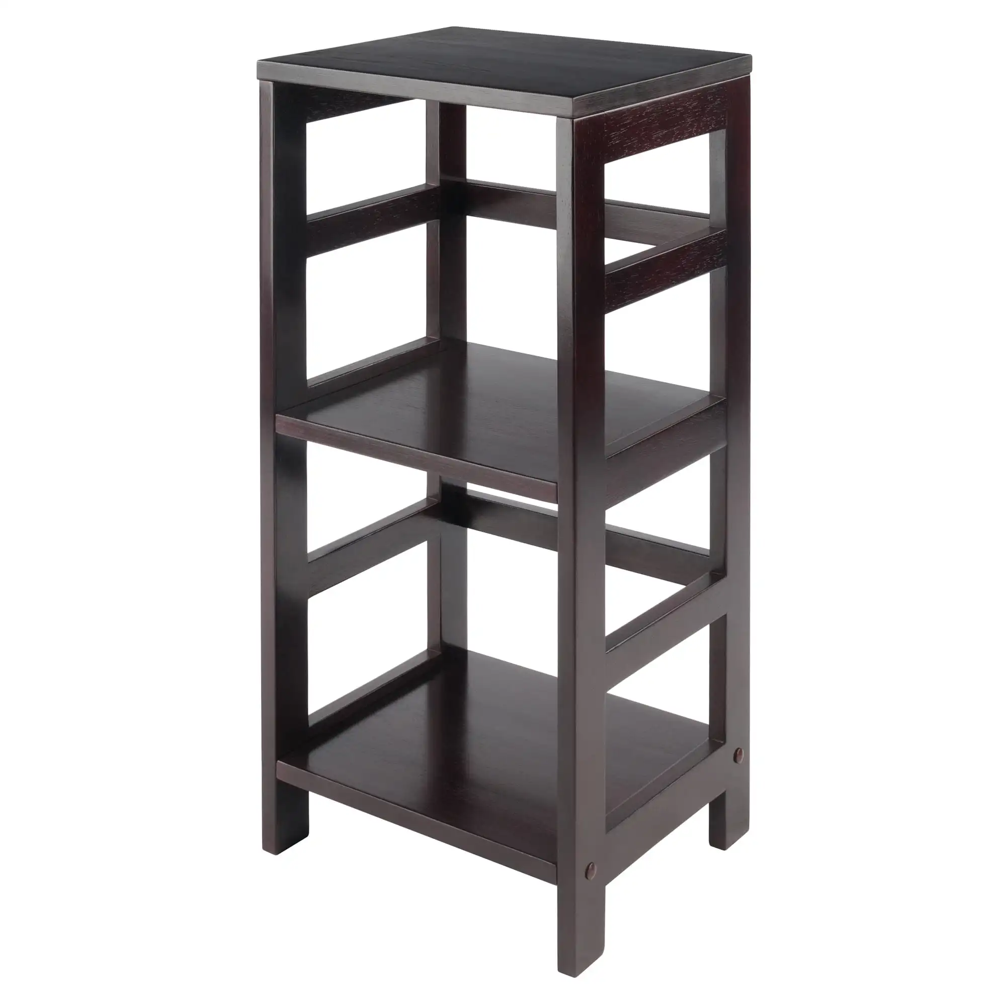 

92314 Espresso Beechwood SHELF2-SECT NARROW