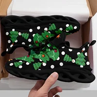 Cool Customize Christmas Flats Sneakers Mens Womens Sports Running Shoes High Quality DIY Sneaker customization Shoe 2