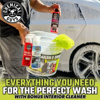 Professional 7-Piece Wash & Shine Car Cleaning Kit 1