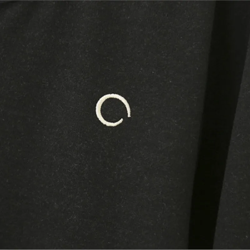 Plus Size Women Sweatshirts Fall Loose Leisure Embroidery Small Letters Fake Two Pieces Hoodie 2474