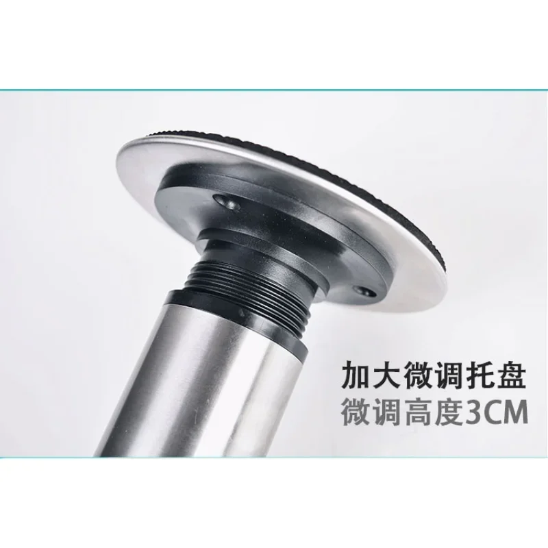 The bracket of the food waste grinder can be adjusted with stainless steel base shock absorbers,