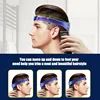 DIY Hair Trimming Template Haircut Band Breathable Curved Silicone Home Hair Trimming Guide for Boys Men 5