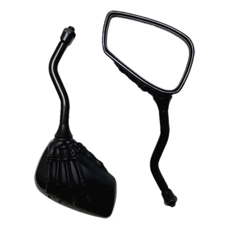 

Handlebar Bike Mirror 8/10mm Universal Skull Hand Motorcycle Rear View Mirrors Adjustable Handle Bar Reflector Bicycle Scooter