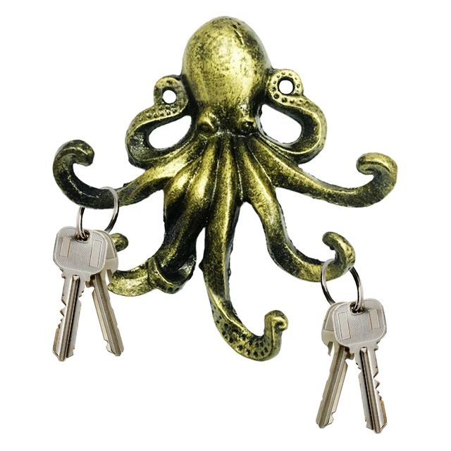 Unique Octopus Key Holder Wall Sculpture Decor Key Holder Heavy