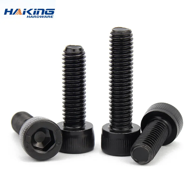 Hex Socket Screw 5-50Pcs M1.6-M8 *L DIN912 Stainless Steel or Black grade 12.9 Metric