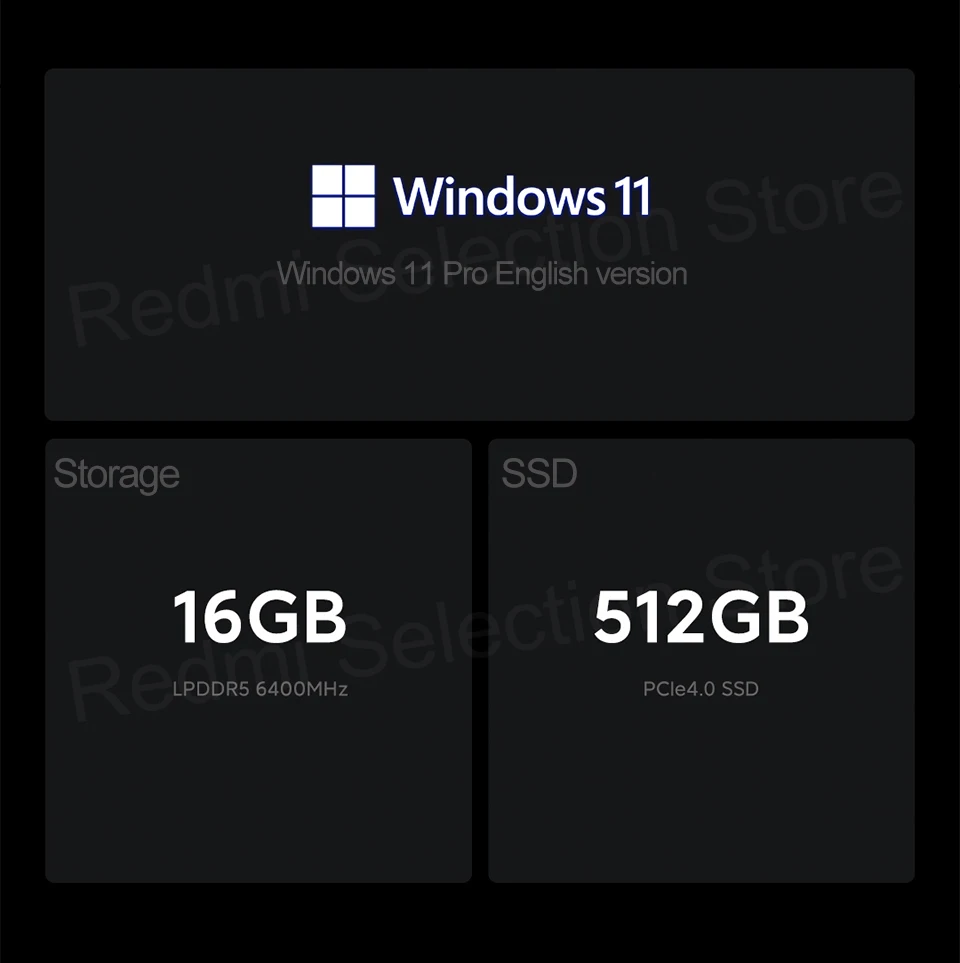 Xiaomi-PC Portable RedmiPlePro 14 2022 Ryzen R7 6800H/R5 6600H, AMD 660M/680M, 16 Go 512 Go, 14 Pouces, Win11