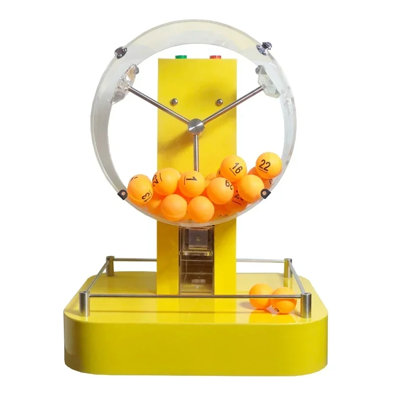 Hot Selling Electric Acrylic Lottery Machine Automatic Bingo Cage Lucky Game Playing Machine