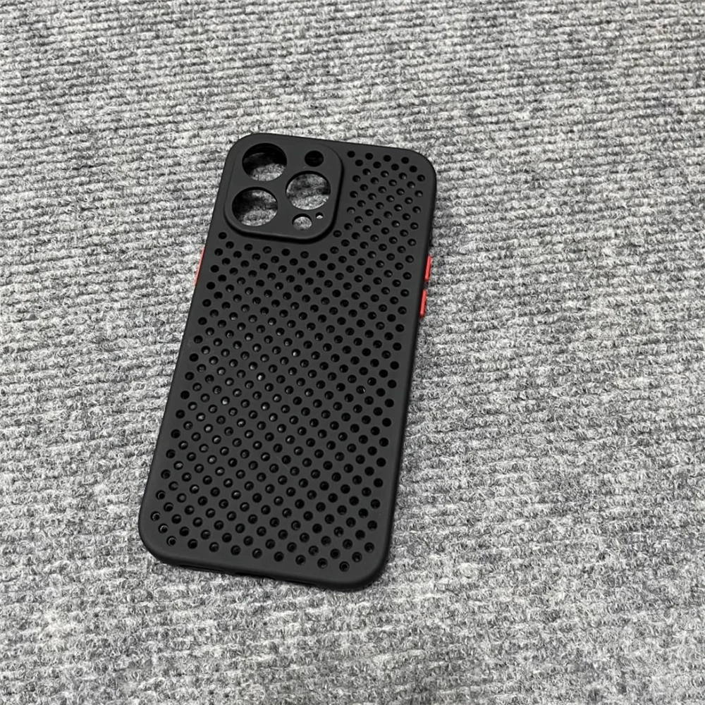Breathable Cooling Soft Silicone Bumper Back Cover