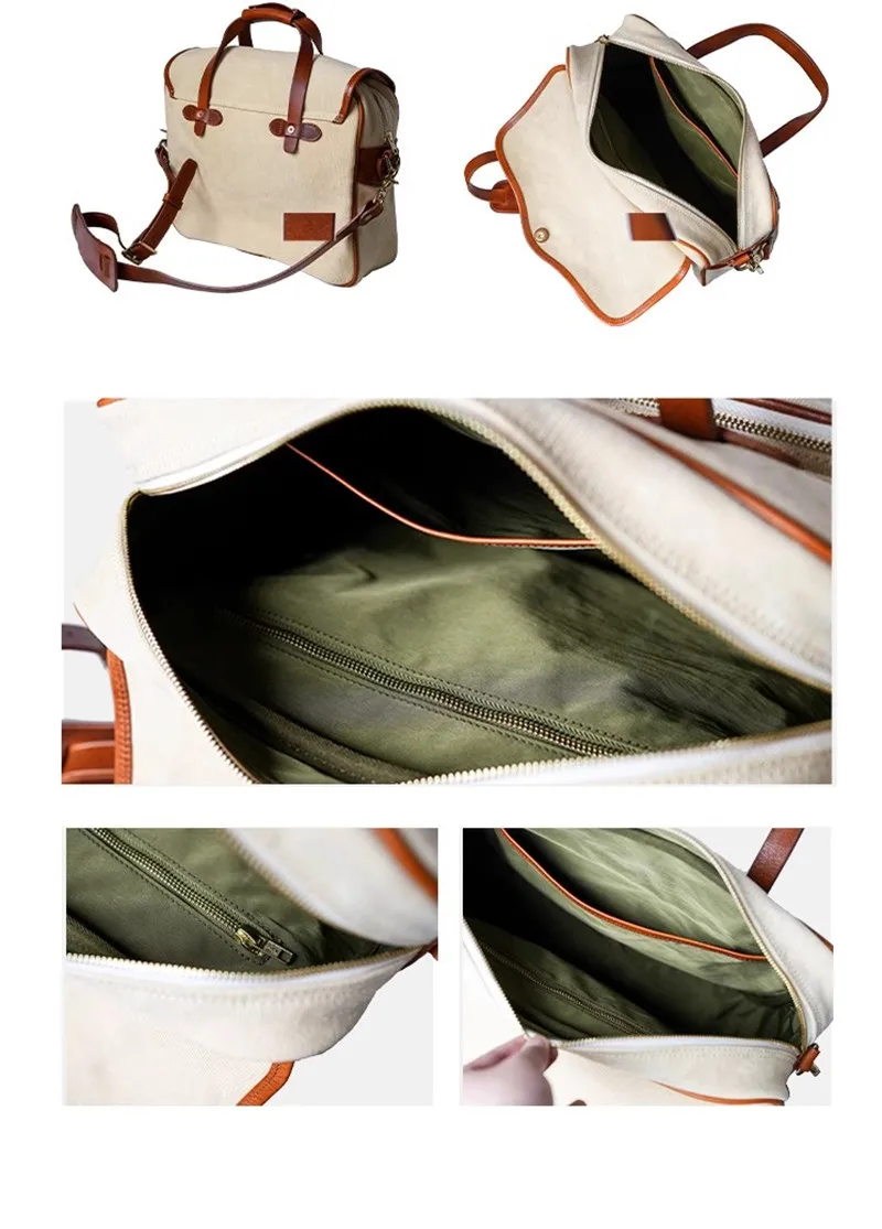 PNDME Outdoor Casual Luxus-Umhängetasche aus echtem Leder für Herren, Designer-Wochenendtasche, handgefertigt, für den täglichen Gebrauch, weiße Umhängetasche, Handtasche – Detail 22