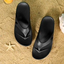  Men's Flip Flops Summer Thong Beach Sandals Eva Soft Sole Arch Support Recovery Shoes 