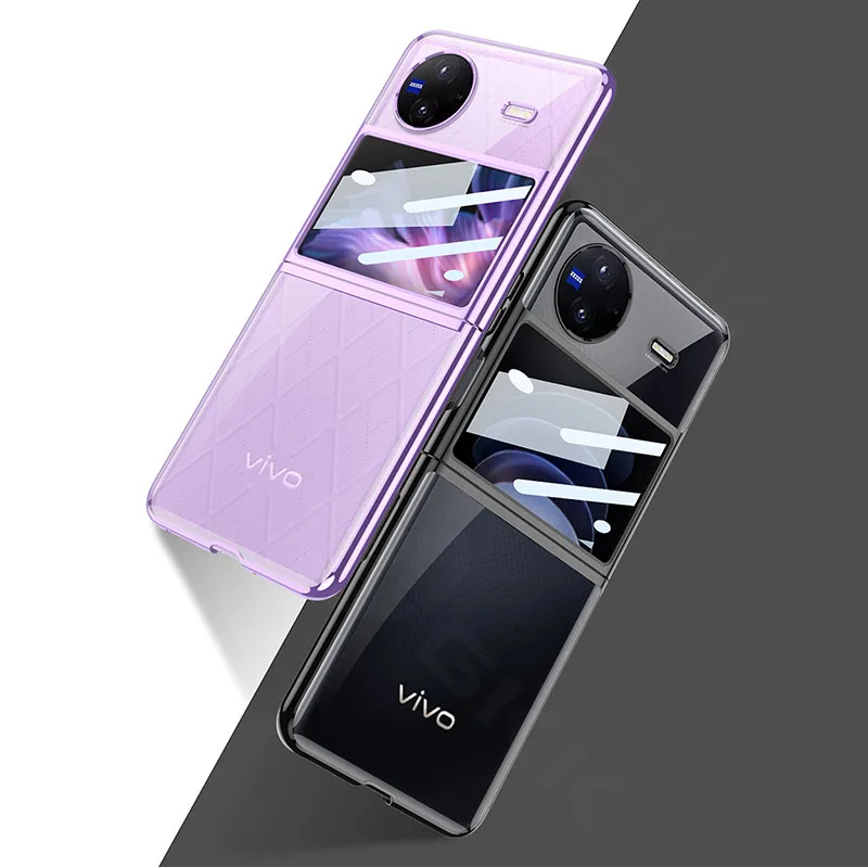 GKK Electroplating Clear Hard Case for Vivo X Flip 2