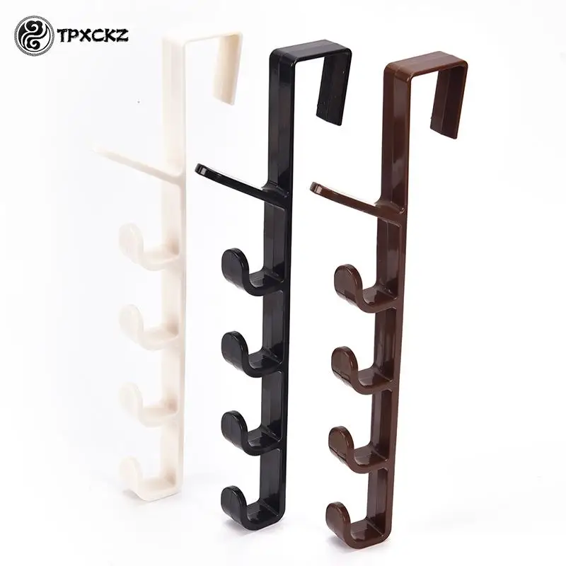 Hat Clothes Bag Hanger Hook Holder Cupboard Door Kitchen Cabinet Back Style Garbage Bag Storage Rack Organizer Hanging 1pc clothes hanger storage hanger storage hanger hook