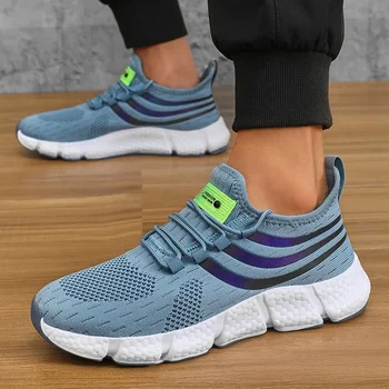 Men’s Sneakers Comfortable Breathable Platform Shoes Summer Man Running Shoes Breathable Comfortable Fashion Walking Sneakers 3