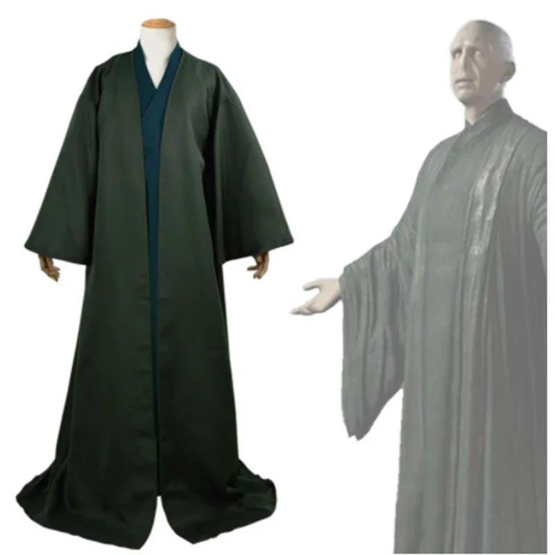 

Harri Series Cosplay Clothes Lord Voldemort magic robe stage performance cos clothing Halloween Costume For Kids Adult Cloth