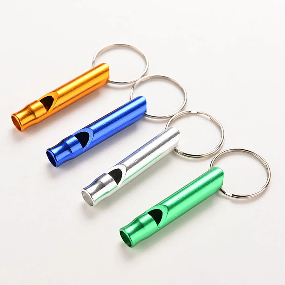 1/3/5/10pcs Outdoor Survival Whistle Keychain Plastic/Aluminum Camping Fishing Emergency Safety Whistle Multi Tool whistle keychain survival whistle
