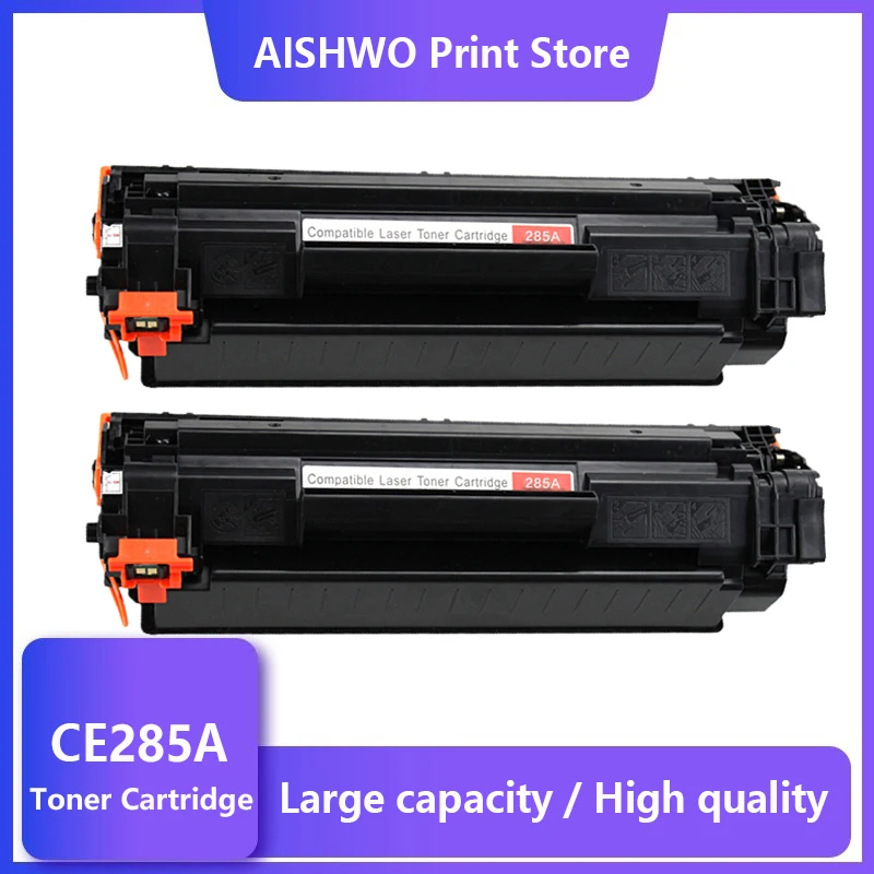 2 Pezzi 285 85A 285A Ce285A Cartuccia Toner Per Hp Laserjet Pro P1102 M1130 M1132 M1210 M1212Nf M1214Nfh M1217Nfw