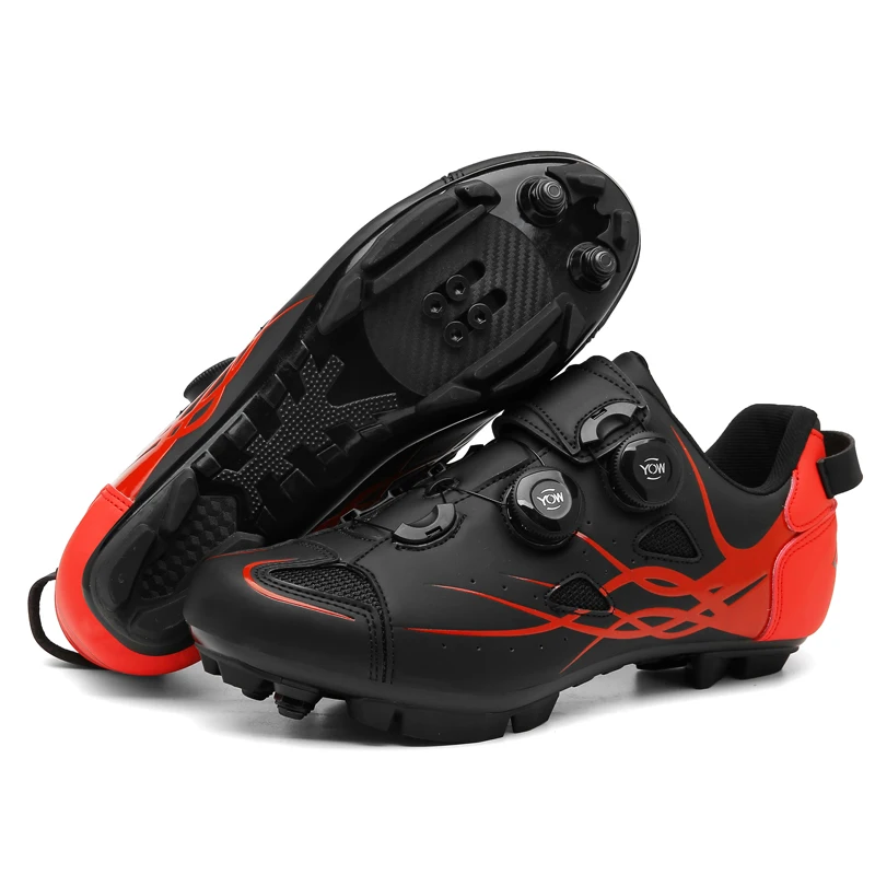 Cycling Sneaker Mtb Men SPD Cleats Mountain Bike Footwear Women Road Bicycle Shoes Self-Locking Racing Speed Flat Sneakers
