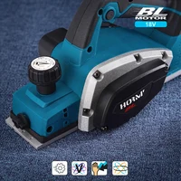 Brushless Electric Planer 15000RPM Cordless Handheld Cutting Tool Woodworking Trimmer Milling Engraving Tool For Makita Battery 2