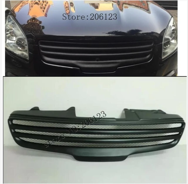 For Nissan Qashqai J10 2007 2008 2009 2010 2011 ABS Chrome Front Racing  Grille Around Cover Trim Molding Strip Car Accessories - AliExpress