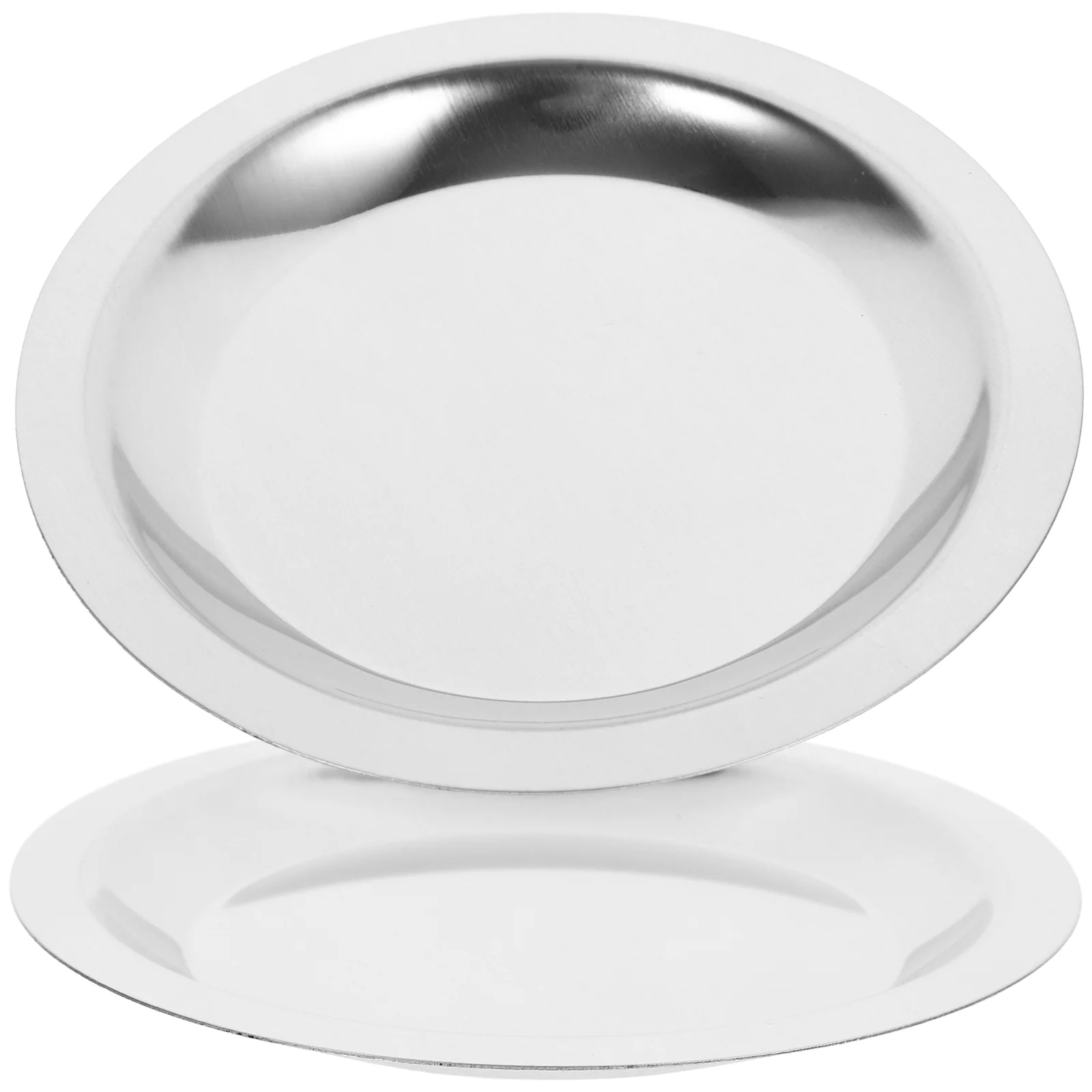 

2 Pcs Bottles Stainless Steel Mat Hotel Coaster Round Shape Bottles Bottles for Home Dinning Tables