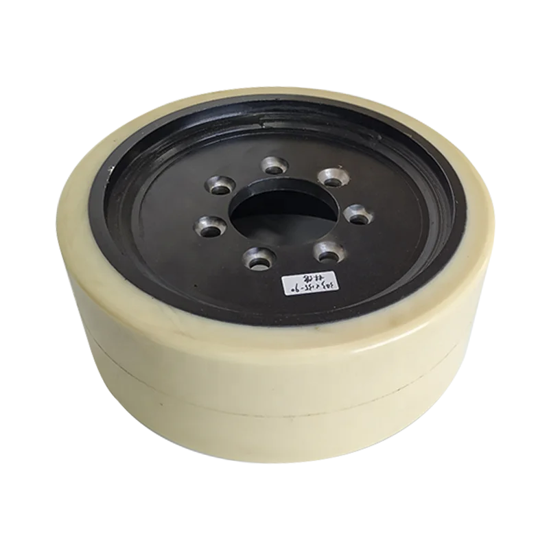 

Factory directly electric forklift truck polyurethane tire jungheinrich 343x135-90-7H Drive wheel