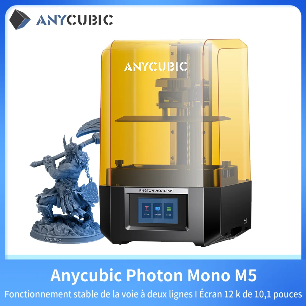 ANYCUBIC-Imprimante 3D BIC Photon Mono M5s, 12K, 10 pouces, SLA