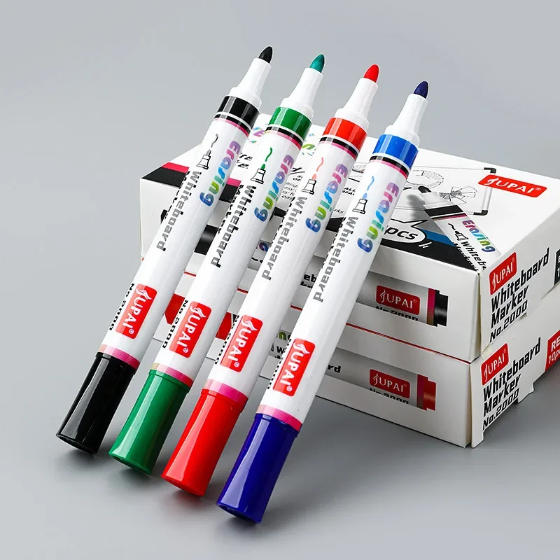 4Pcs/Set Erasable Magnetic Whiteboard Marker Pen Blackboard Marker Chalk Glass Ceramics Office School Art Marker Stationery 2