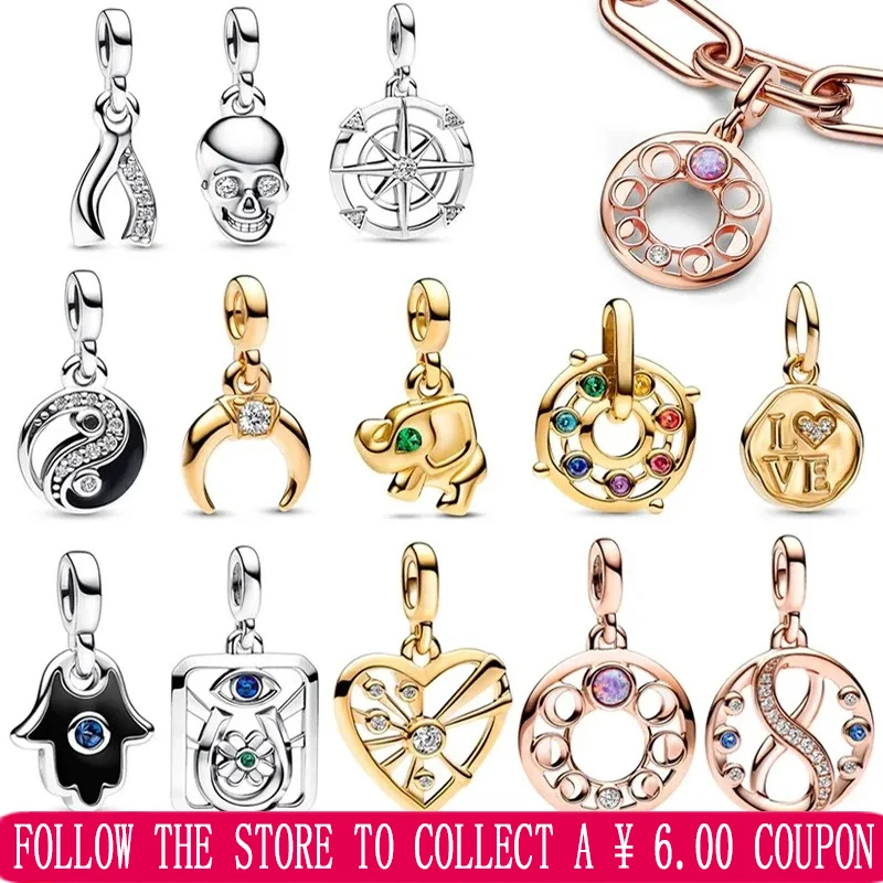 2023 New Original Logo Me Series Love Pendant Suitable for Bracelets and Necklaces 1:1 Original Made Women's High Quality Gifts