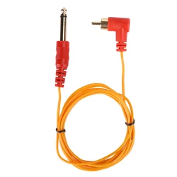 6.35mm Tattoo Clip Cord RCA Interface Connector Tattoos Clip Cords for Tattoo Machine Device Power Supply Tattoo Clip Cord Liner