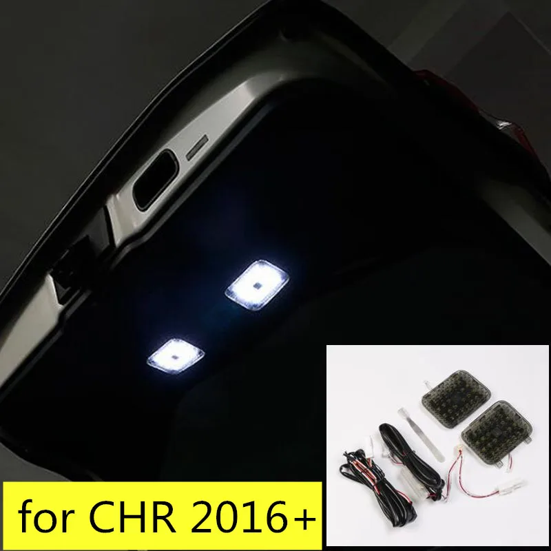 

1 Pair 12V Car Trunk Lamps Fit for Toyota CHR C-HR C HR 2016 2017 2018 2019 Auto Roof Reading Lights Signal Lamp