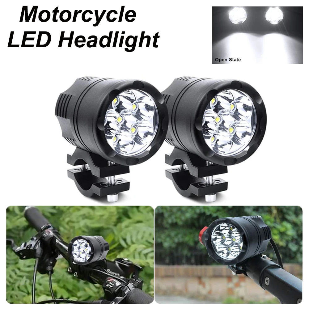 Moto Led Faro Faretto Led Faro Ausiliario Lampada Ad Alta Luminosità Per Bmw R1200Gs Adv F800Gs F650 K1200S Auto Elettrica