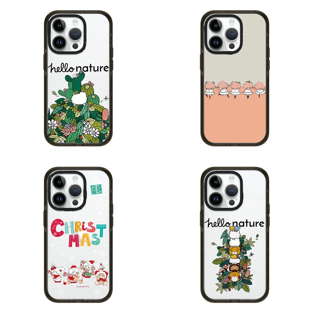 

Christmas Tree Cat Acrylic Phone Case Cover for IPhone 11 12 13 14 15 Pro Max Case for IPhone 15 Pro Max